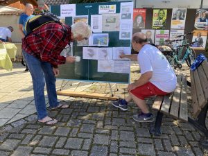 Infoveranstaltung am Brunnenplatz in Niederrimsigen