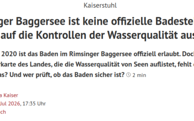 Keine Badestelle